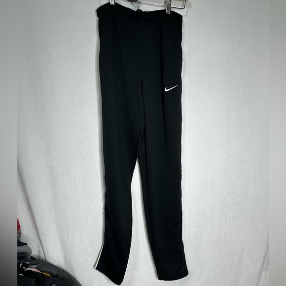 Nike Pants - Nike black training pants with ankle zipper‎ - medium